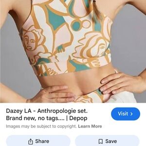 Colorful Abstract Crop Top from anthro